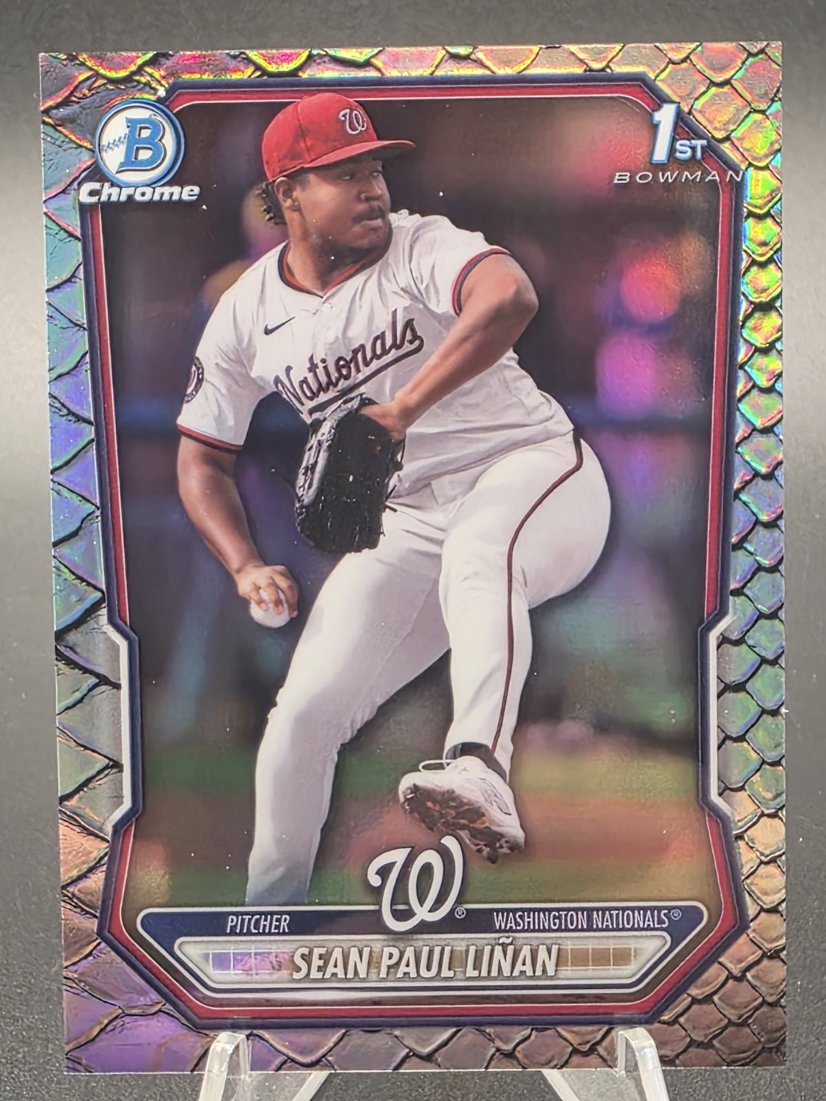2026 Bowman #BCP-26 Sean Paul Linan 1st Bowman Chrome Reptilian Refractor (RC)
