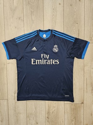 REAL MADRID 2015 2016 THIRD RARE FOOTBALL SHIRT SOCCER JERSEY L