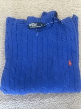 Polo Ralph Lauren Men's Crewneck Cable Sweater - Large