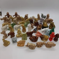 Wade Figurines Lot Of 54, Some Duplicates, No Chips Or Cracks 