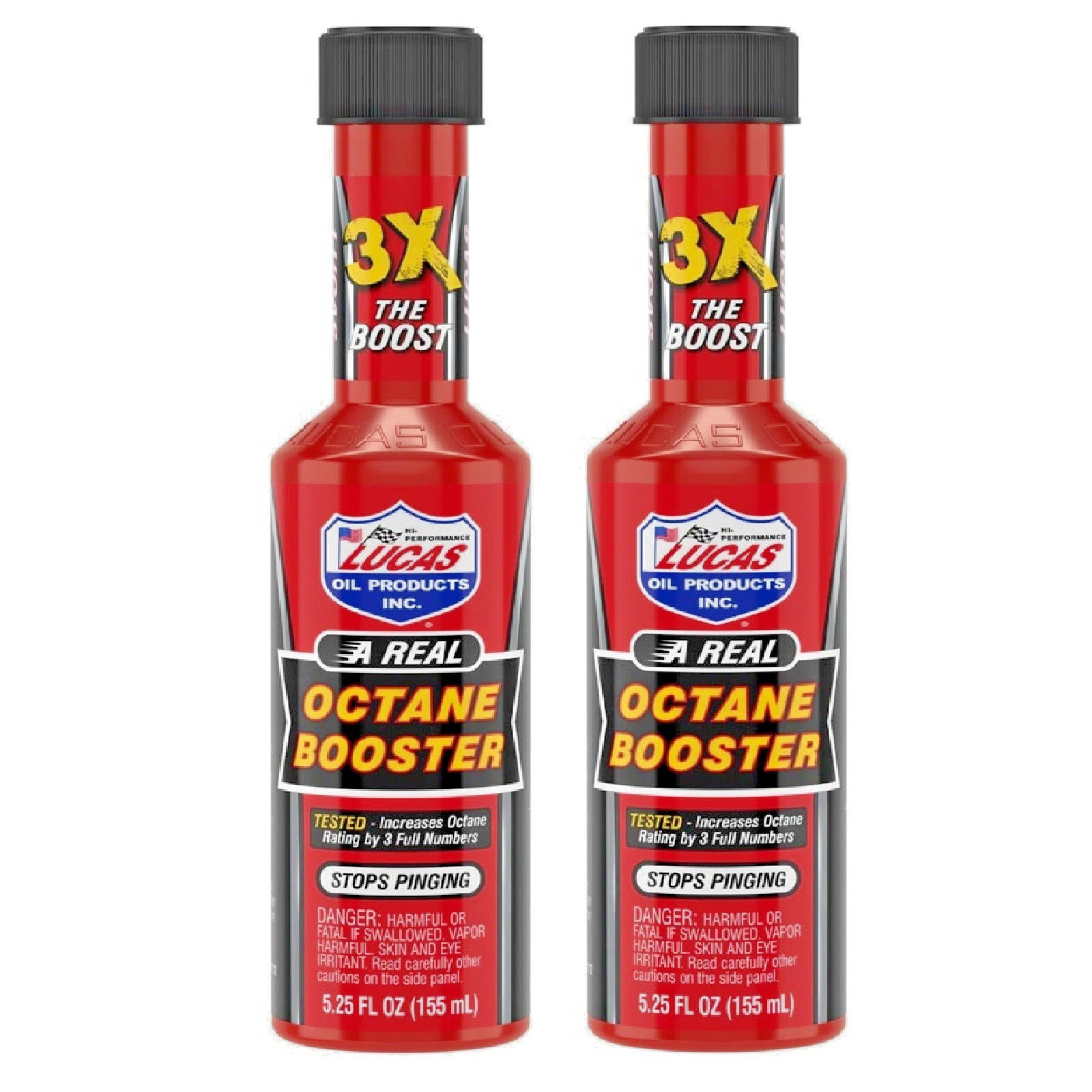Octane Booster 5.25oz (2 Pack) Stops Pinging Engine Knock Gas Fuel Add