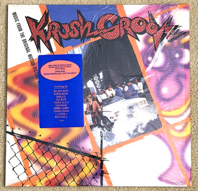 KRUSH GROOVE Original Soundtrack (1985) Vinyl LP. NEAR MINT in SHRINK