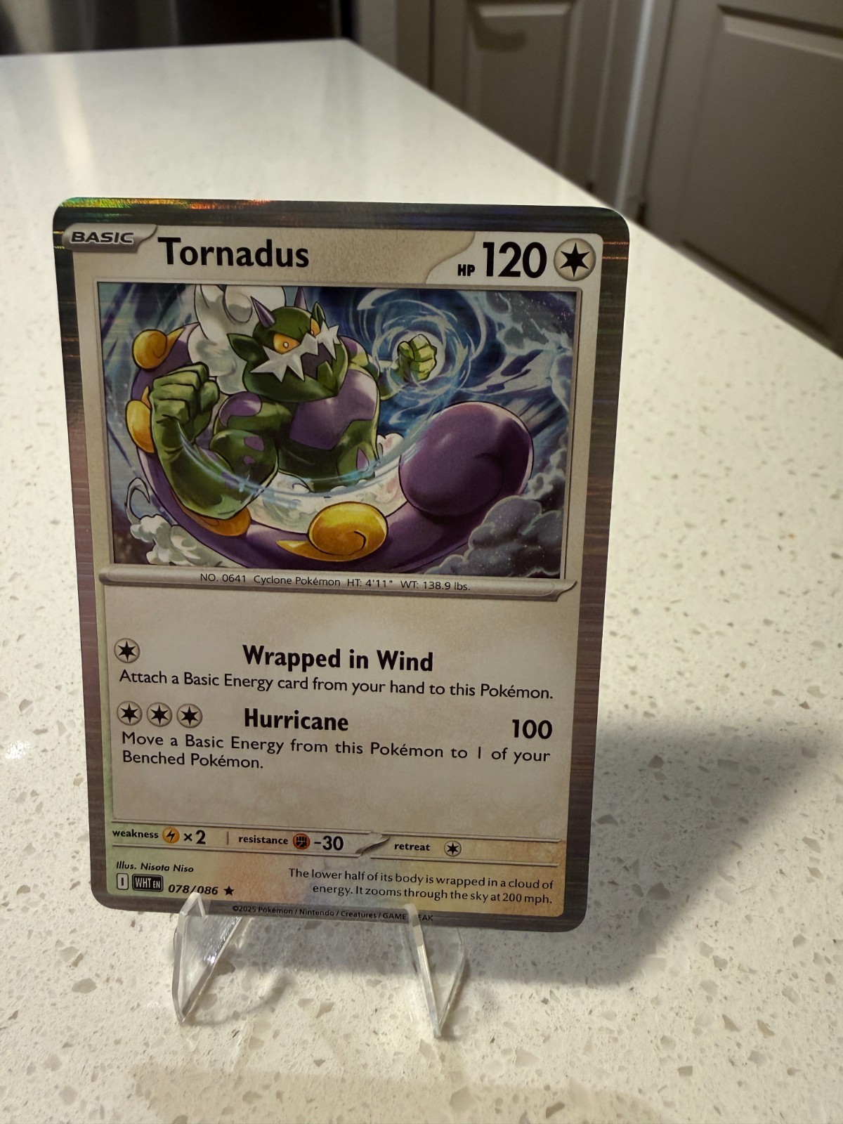 Tornadus 078/086 Sv: White Flare Holo NM/M Fresh Pokemon TCG NM Fresh