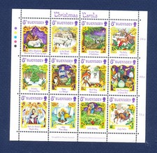GUERNSEY - Scott 346 - MNH S/S - Christmas - 1986