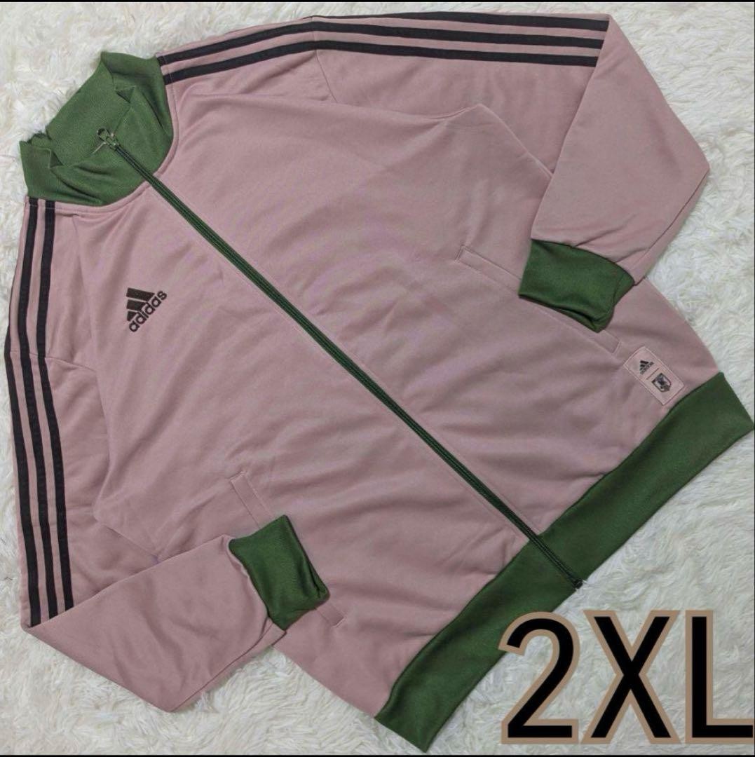 アディダスNIGO限定コラボ品☆日本代表トラックジャケットピンクグリーン緑 L Adidas Men XL Nigo Limited Collaboration Items Japan National
