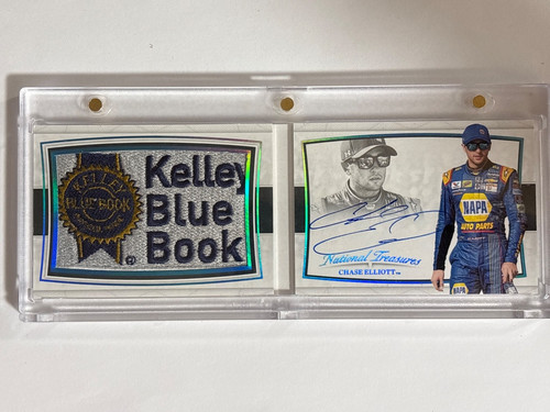 2017 Panini National Treasures Jumbo Patch Sig. Booklet Chase Elliott 1/1