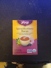 Yogi Tea, Green Tea SPICED BLACKBERRY FOCUS, Wellness 16 Ct 1 Box 9/11/2025