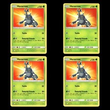 4x Heracross SM - Lost Thunder 18/214 MP Pokemon TCG | Buy 3 Get 5 Free