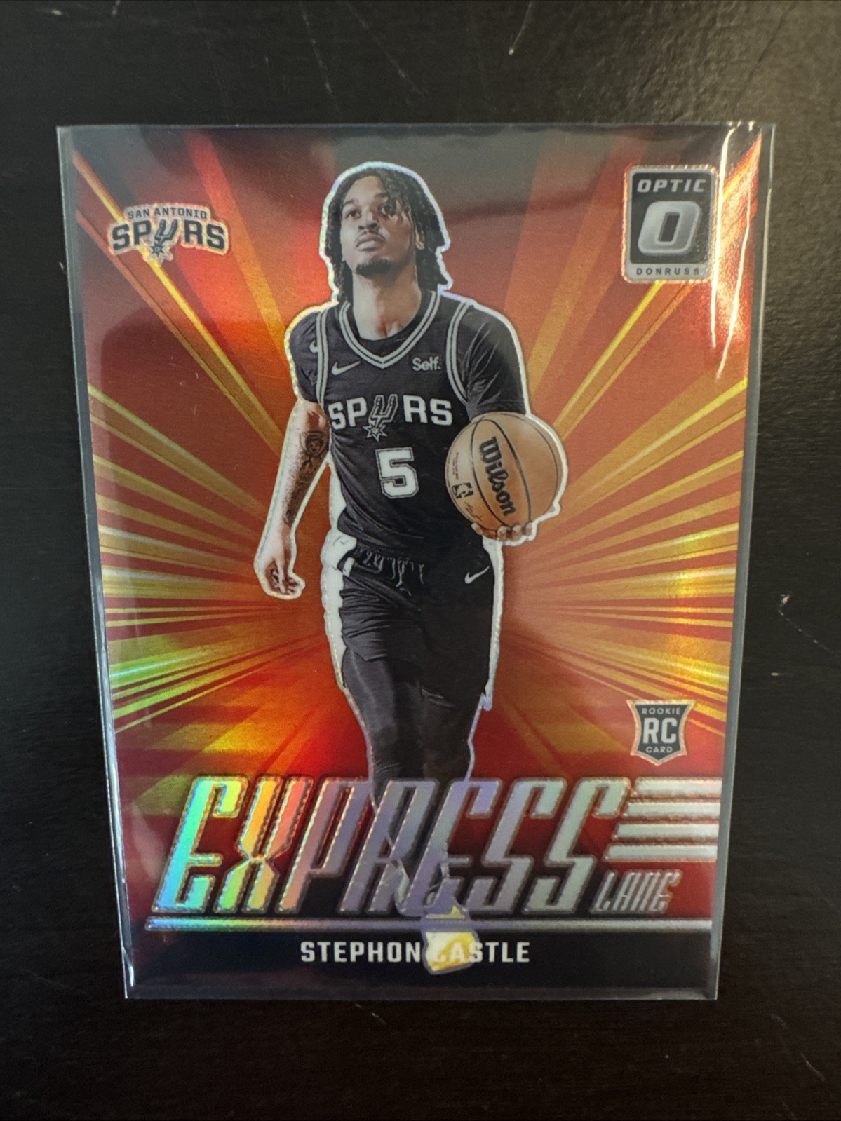 2024-25 Panini Donruss Optic - Express Lane Stephon Castle #1 Holo Prizm (RC)