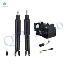Set 3 Front Air Shock-Air Suspension Compressor For 2001-2006 GMC Yukon XL 1500