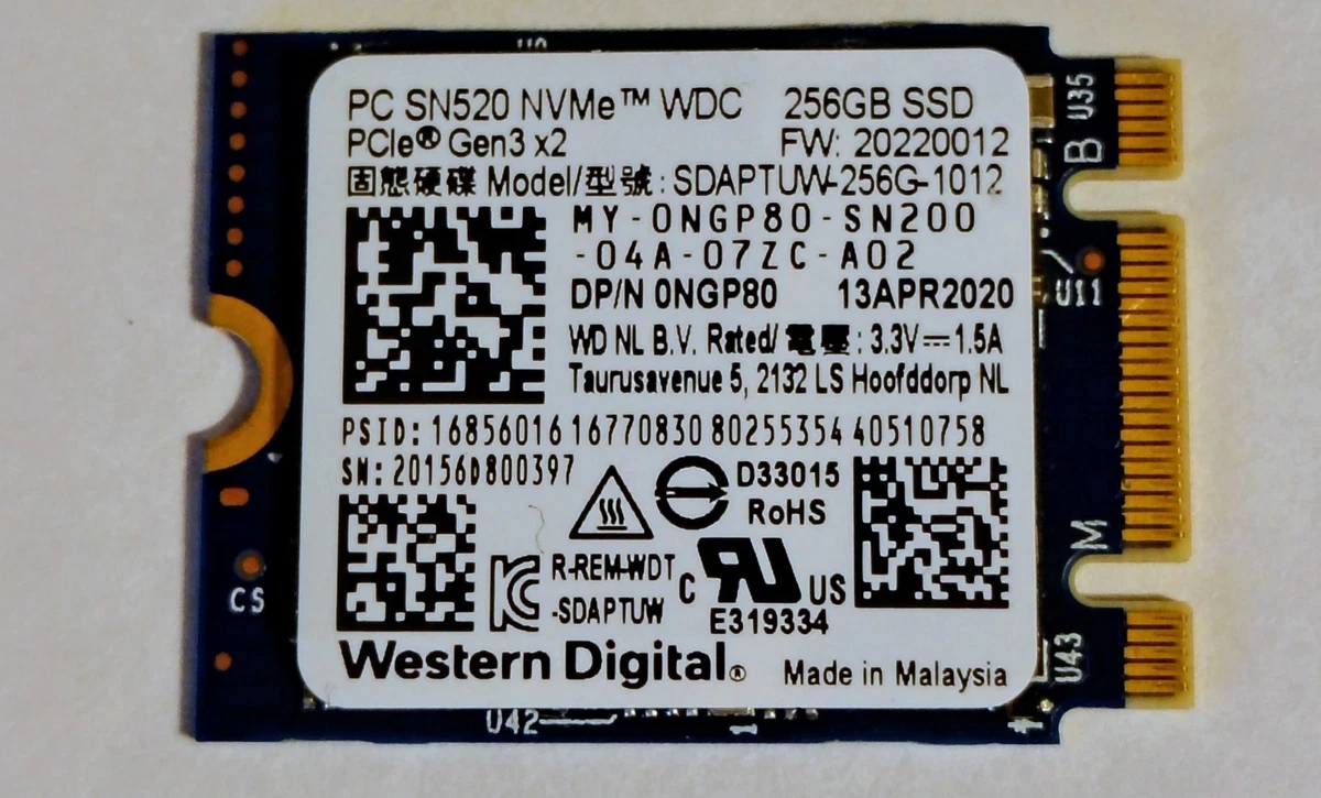 Western Digital 256 GB Solid State Drives for sale | eBay