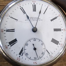 Antique Regina(Omega) Pocket Watch 14K Gold Filled Fortune Case Quebec Dial Runs
