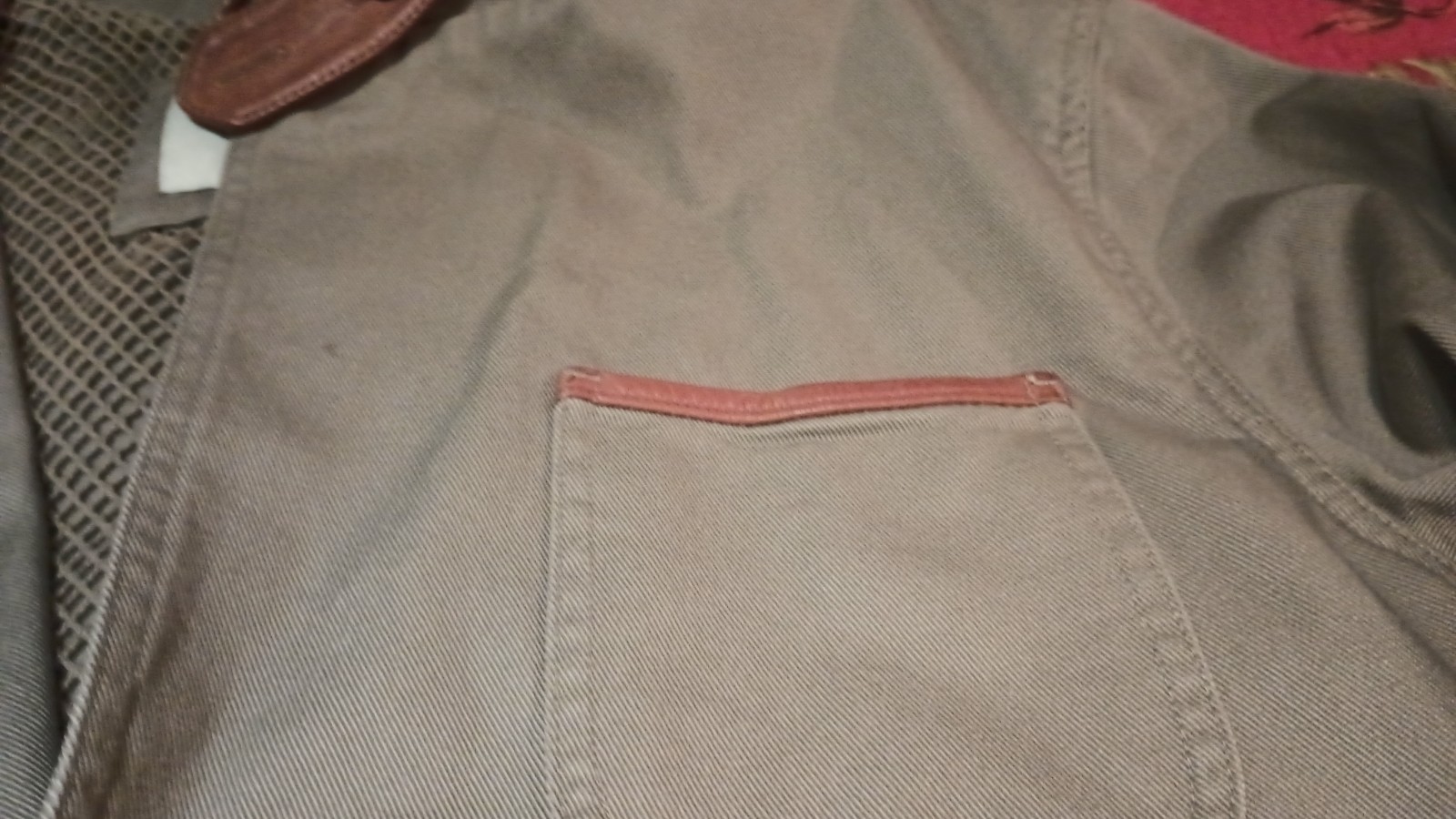Vintage Men's Orvis Blazer Suitcoat size 44 Khaki Tan Excellent cond Rare find image 10