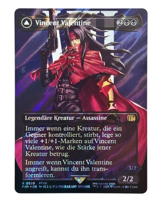 MTG | Vincent Valentine | Final Fantasy | Surge Foil | NM | Deutsch