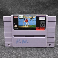 True Golf Classics: Waialae Country Club (Super Nintendo) Cartridge tested.