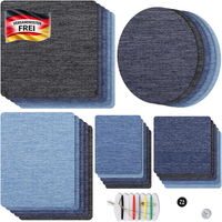 BüGelflicken Set 30 Bunte AufnäHer FüR Kleidung Lochreparatur & Dekoration