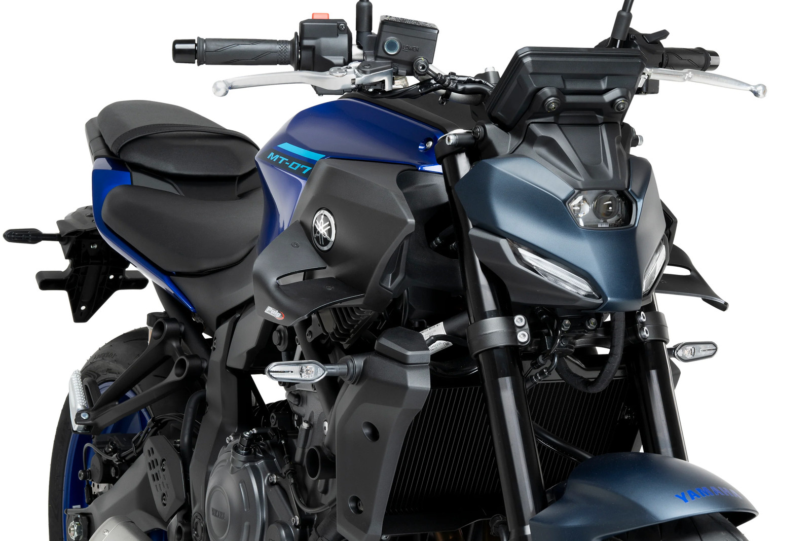 Puig D12 Side Downforce Wings | Matte Black | Yamaha MT-07 2025>Current