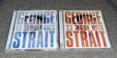 George Strait 2 CD Lot 50 Number Ones, 22 More Hits (New CDs)