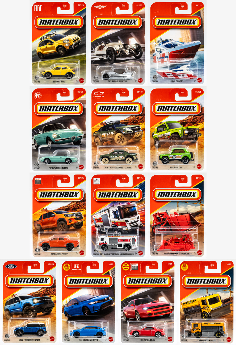 2026 Matchbox Mix 1 | All 13 Models | Honda | Toyota | Ford | Alfa