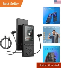 64GB MP3 Player with Bluetooth 5.3, Music Player with HiFi Sound for Sports R...