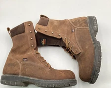 Thorogood 804-4251 Men's 8" Leather Nano Round Steel Toe Work Boots Size 13 EE