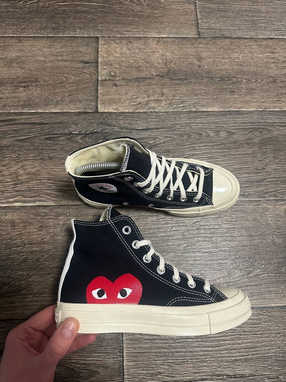 converse play comme des garcons shoes women uk4 us6 eu36,5