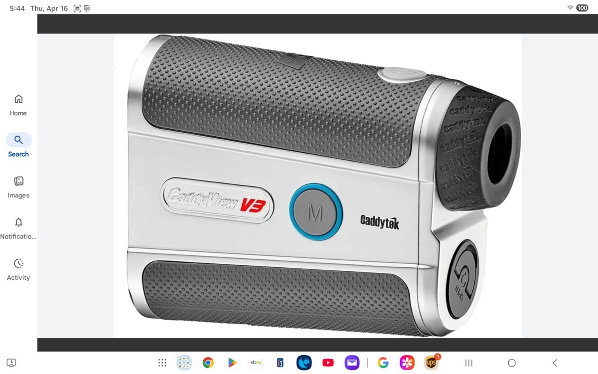 CaddyView V3 Laser Rangefinder By Caddytek w Slope And Vaib Magnet