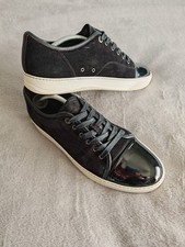 Men's Lanvin Patent Toe Trainers - Size 10 - Black