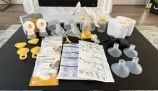 Medela 2 Pump In-Style Double Electric Breast Pump, + Medela Hand Pump + More!