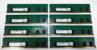 Lot of 8 Micron 8GB 1Rx8 PC4-2400T PC4-19200 DDR4 2400MHz ECC Reg Server Memory