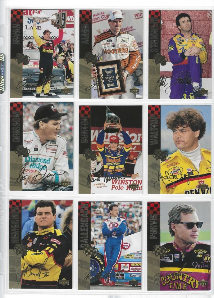 *1995 Upper Deck Series 1 GOLD SIGNATURE #26 Jeff Burton-ONE CARD ONLY!* - Image 2 of 4