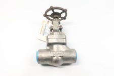 Hancock 5500W-1-XMY57 Manual Stainless Socket Weld Globe Valve 1-1/2in 600
