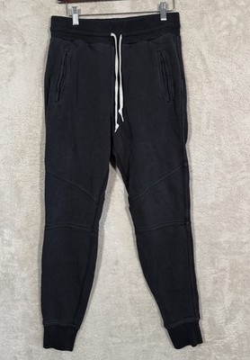 John Elliott Sweatpants Mens 2 Medium Black Escobar Jogger Drawstring USA Made