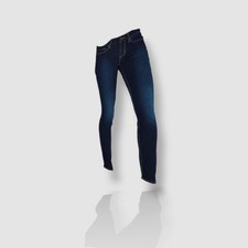  55 Levi's 711 Women Blue SZ 24W 32L Mid-Rise Skinny Stretch Denim Jeans Pants