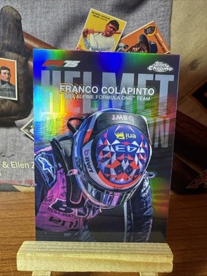2025 Franco Colapinto Topps Chrome F1 HC-9 Helmet Collection Hot SP!