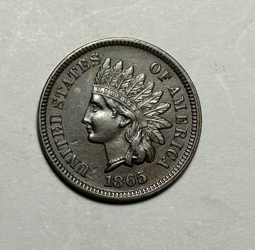 1865 INDIAN CENT AU