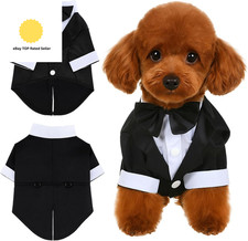Dog Tuxedo, Dog Tuxedo Suit with Bow Tie, Pet Tuxedos for Small Dogs and Cats,