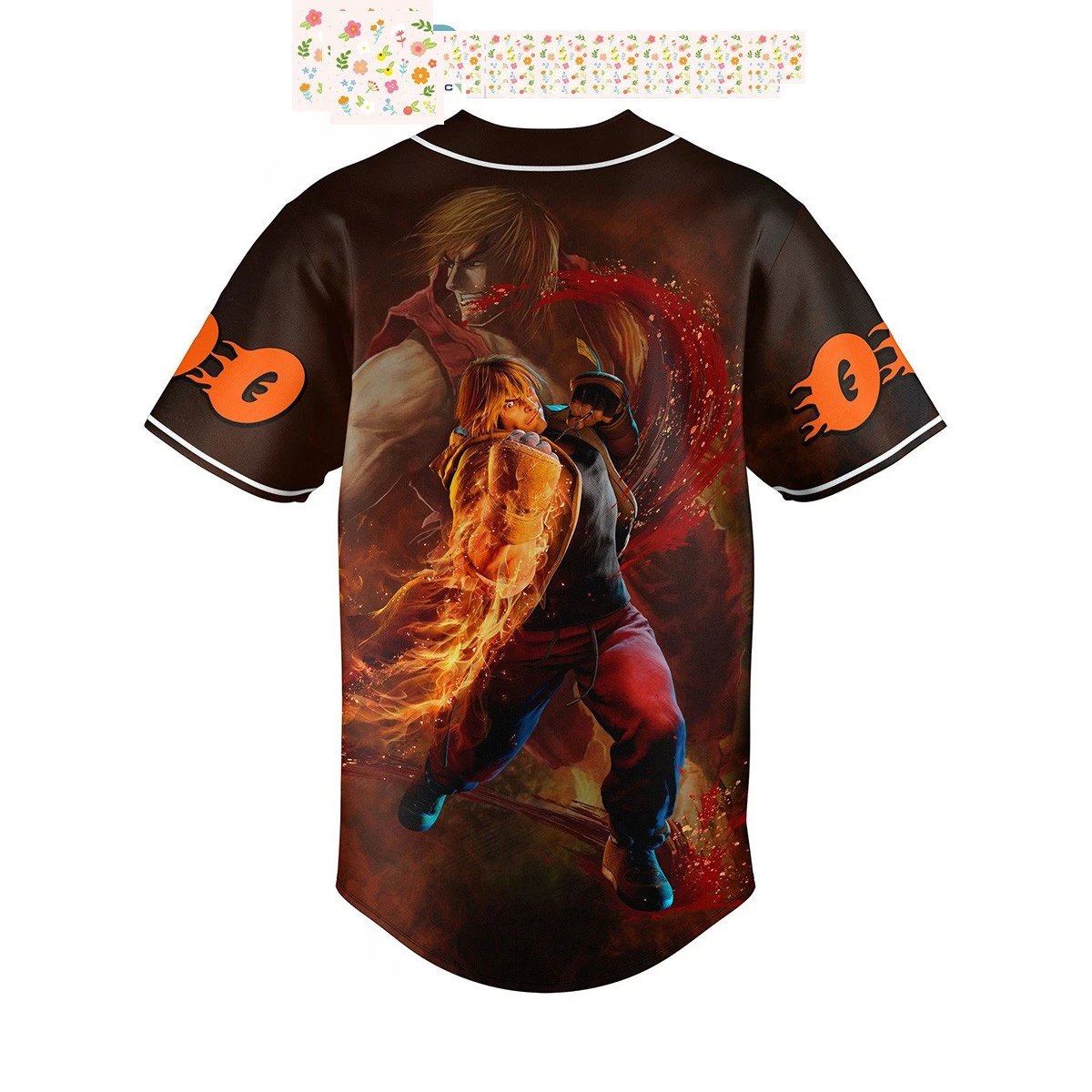 Street Fighter Capcom Personalized Baseball Jersey