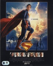 RACHEL BROSNAHAN, PETER SAFRAN Superman - ACG Certified  GENUINE AUTOGRAPHs