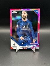 2021-22 Topps Chrome UEFA Champions League Sergio Ramos #71 Pink Refractor /175