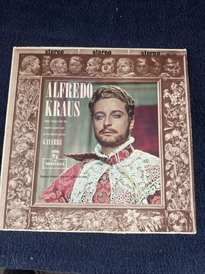 ALFREDO KRAUS Sings Gayarre LP Spanish Opera Montilla FMS-2076 1959