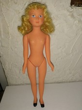 Ancienne petite poupée blonde Petitcollin 19,5 cm