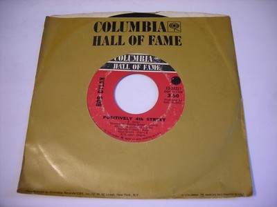 w SLEEVE Bob Dylan Positively 4th St. / Subterranean Homesick Blues 1973 45rpm
