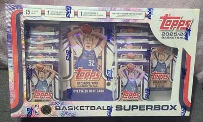 2025-26 Topps NBA Basketball Costco SUPERBOX NEW Sealed Cooper Flagg Rookie year