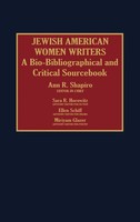 Jewish American Women Writers | A Bio-Bibliographical And Critical Sourcebook