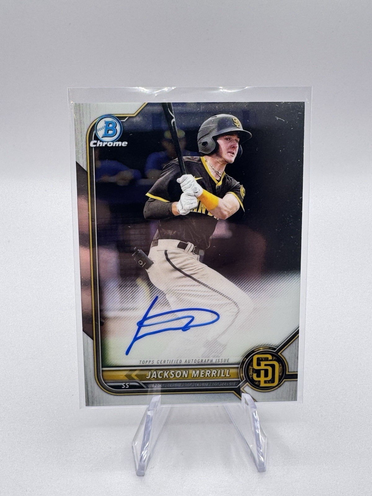 2022 Bowman Chrome Prospect Auto Jackson Merrill #CPA-JME Auto