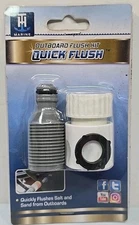 Quick Flush Kit for Johnson Evinrude T-H Marine QF-1K-DP Snaps-On Outboard NEW