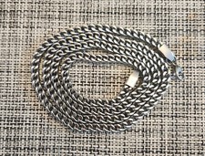 30" Stainless Steel FRANCO Chain Necklace HEAVY STRONG 6 MM