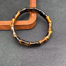 Tiger Eye Stretch Bracelet Natural Crystal Gemstone Beads Father's Day Gifts