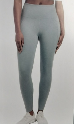 Danskin Ladies' Brushed Leggings with Bonded Side Pockets, Size XL Nebula Blue 
